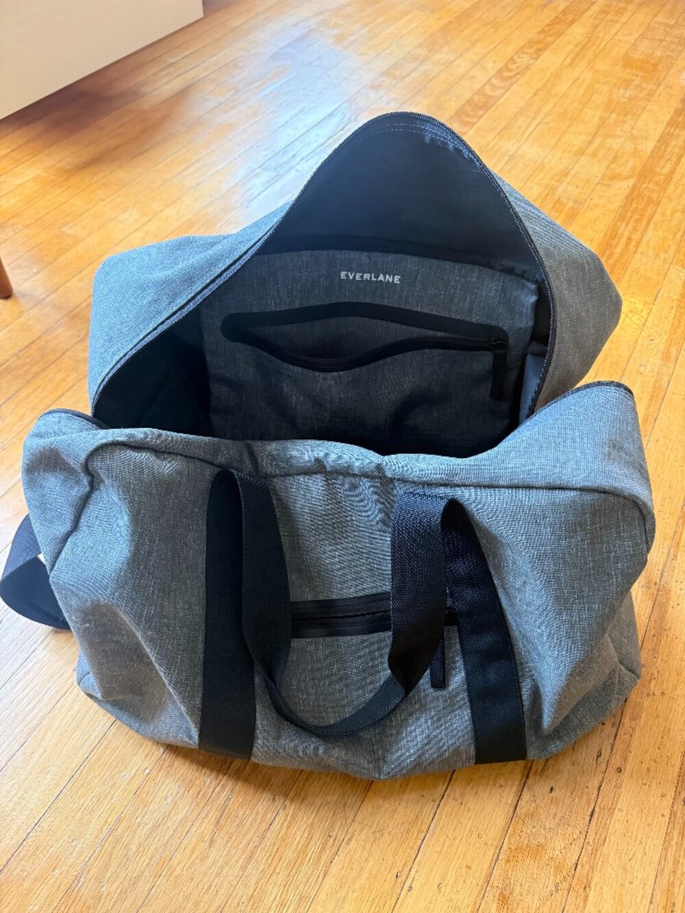 Everlane Dark Gray Travel Weekender Duffel Bag